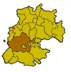 Locatie van Enna in Enna