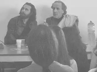 Enzo Cucchi (rechts)