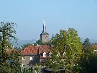 Van buiten het dorp gezien