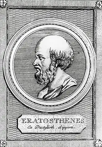 Portret van Eratosthenes
