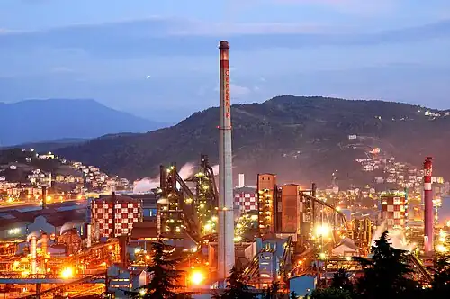 De fabriek van Erdemir, Turkijes grootste staalproducent