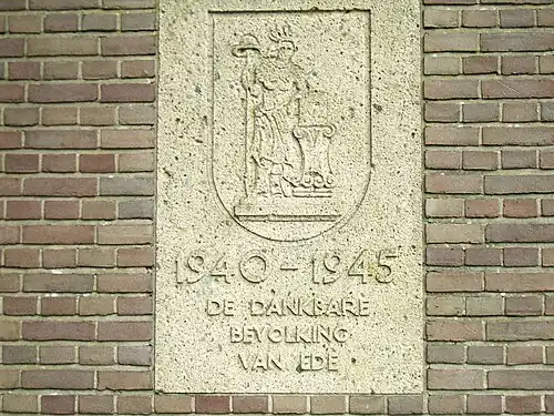 Plakkaat dankbare bevolking