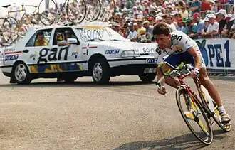 Éric Boyer tijdens de proloog van de Ronde van Frankrijk 1993