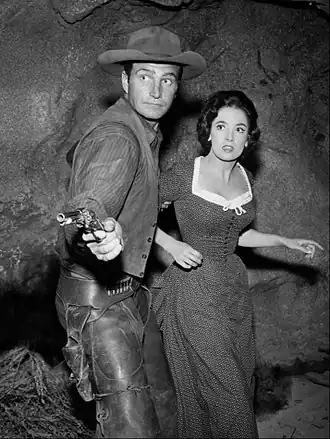 Eric Fleming en Linda Cristal in Rawhide (1959)