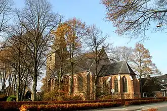De Oude Kerk vanuit het zuidoosten