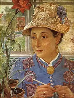 Portret van Jeanette Rubenson