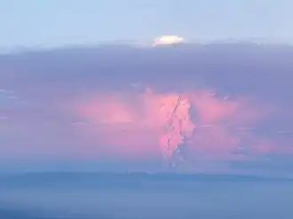 De uitbarsting in 2011