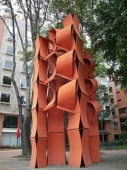 sculptuur Parque El Virrey, Bogotá