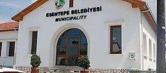 Het gemeentehuis van Esentepe