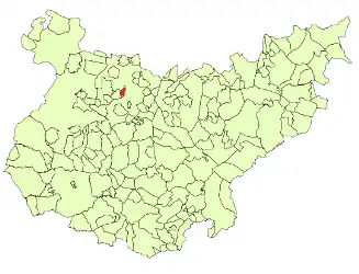 Kaart van Esparragalejo