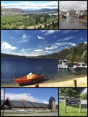 Een collage van Esquel