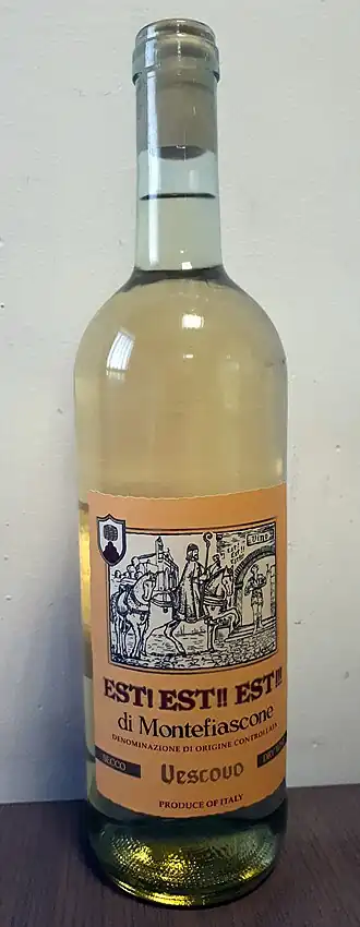 Est! Est!! Est!!! di Montefiascone