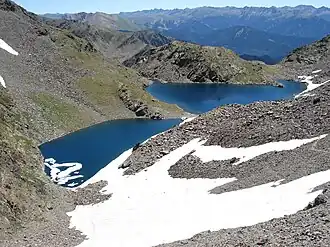 Zicht op de Estanys Forcats