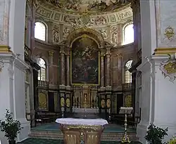 altaar van de Abdij van Ettal