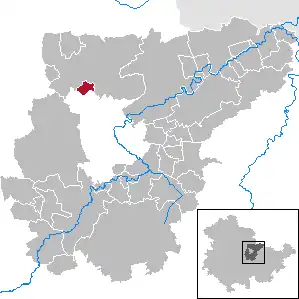 Kaart van Ettersburg