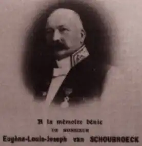 alt=Zijn portret op zijn doodsprent.