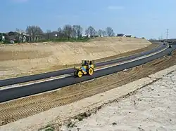 Asfalteren van de binnenring