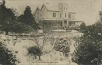 Sneeuw in Eurilla in 1905