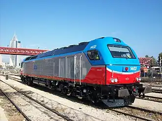 Vossloh Euro 4000 van de Israëlische spoorwegen