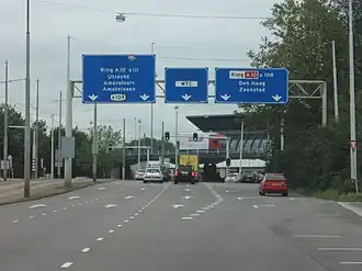Europaboulevard, aansluiting A10