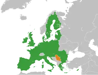 Servië en de Europese Unie