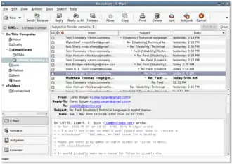 Screenshot e-mail deel
