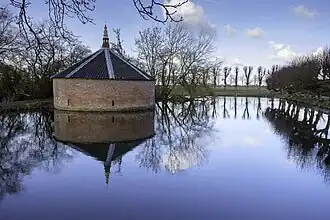 Geschutskoepel van de Borg Ewsum