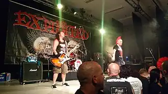 The Exploited in Vorselaar in 2018.