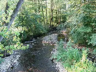 Het riviertje de Exter bij Almena