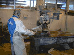 Polijsten met een zgn wandarm