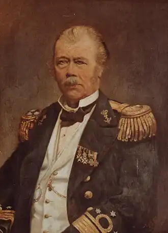 Frederik Lambertus Geerling als viceadmiraal