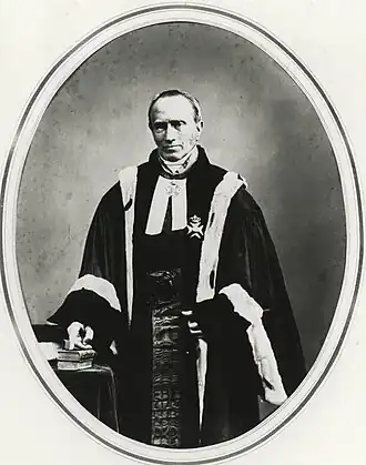 De Greve in de toga van de president door Maurits Verveer, ca. 1875