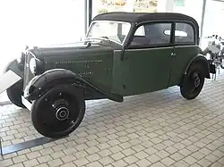 DKW F2, vooraanzicht