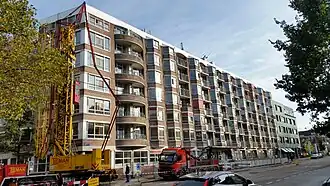 Woonblok op voormalige locatie van de Oude RAI, 2019