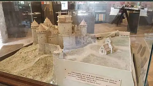 Maquette van het kasteel