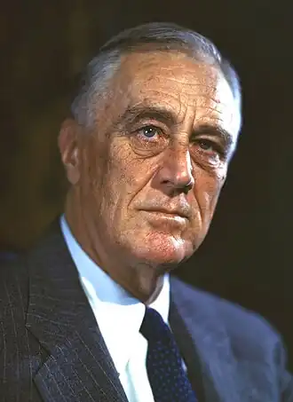 Franklin Delano Roosevelt in 1944