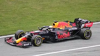Max Verstappen tijdens de GP van Oostenrijk