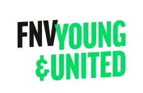 Het logo van FNV Young & United