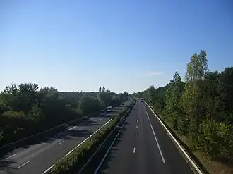 A62 bij Montech