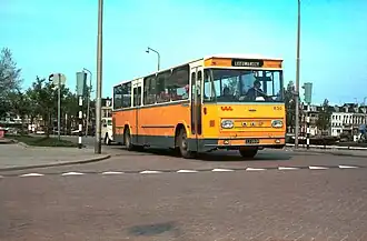 DAF-bus met Hainje-carrosserie, bouwjaar 1968, FRAM 630, ex LABO 37