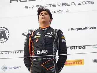 Pedro Clerot op de Red Bull Ring in 2025.