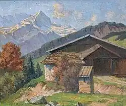 Zicht op een Alpentop