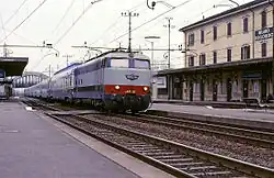 Het station in 1988...