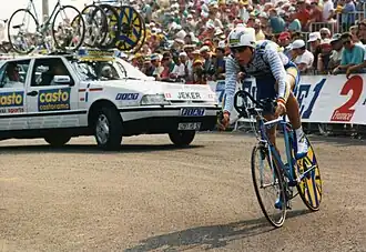 Jeker tijdens de proloog van de Ronde van Frankrijk in 1993