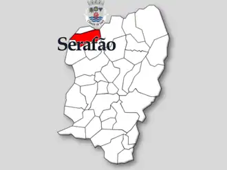 Kaart van Serafão