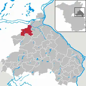 Kaart van Falkenberg