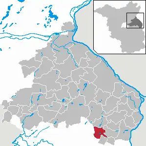 Kaart van Falkenhagen