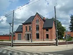 Faubourg de Bruxelles halte in Gosselies, eindstation