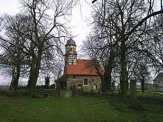 De kerk vanaf de andere kant gefotografeerd
