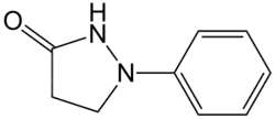 Structuurformule van fenidon
